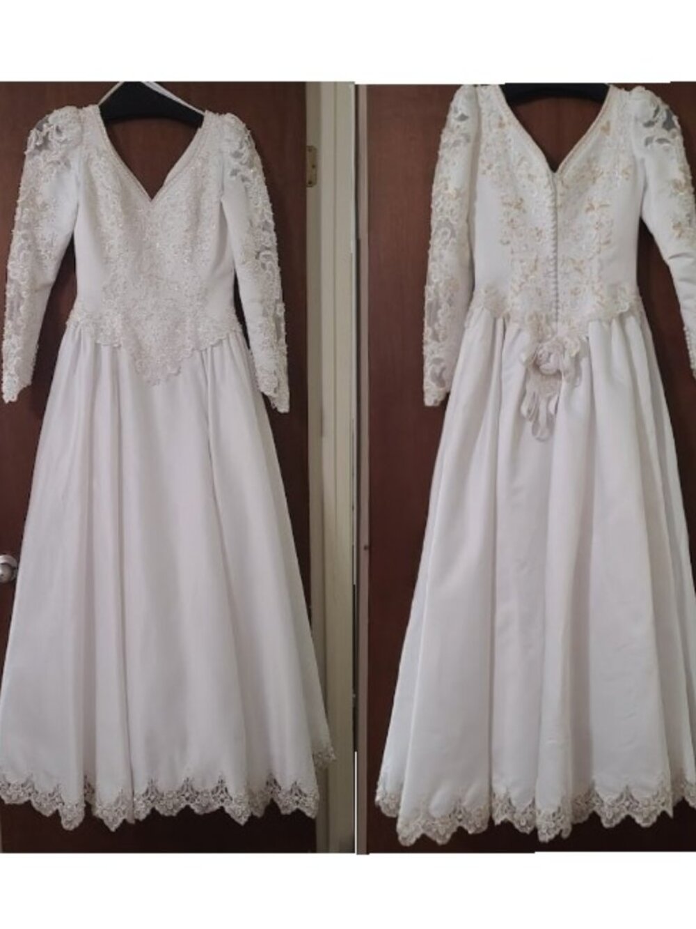 Vintage Michaelango Wedding Dress Size 12